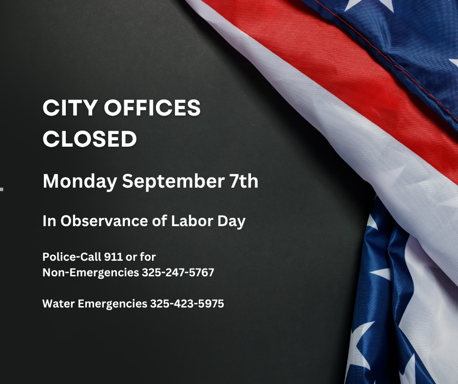 Offices Closed September 7th